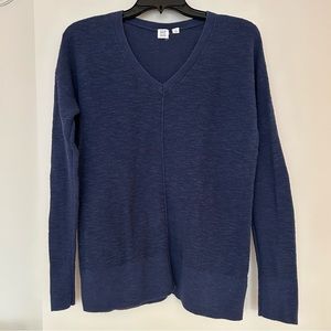 GAP for Good V Neck Waffle Knit Sweater